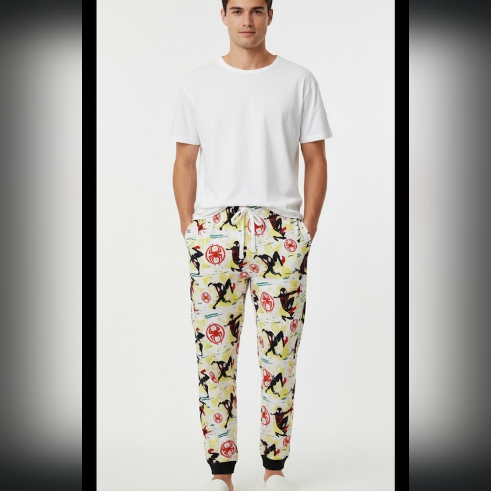 Spiderman M 32-34 Disney Sleep Lounge Pants New